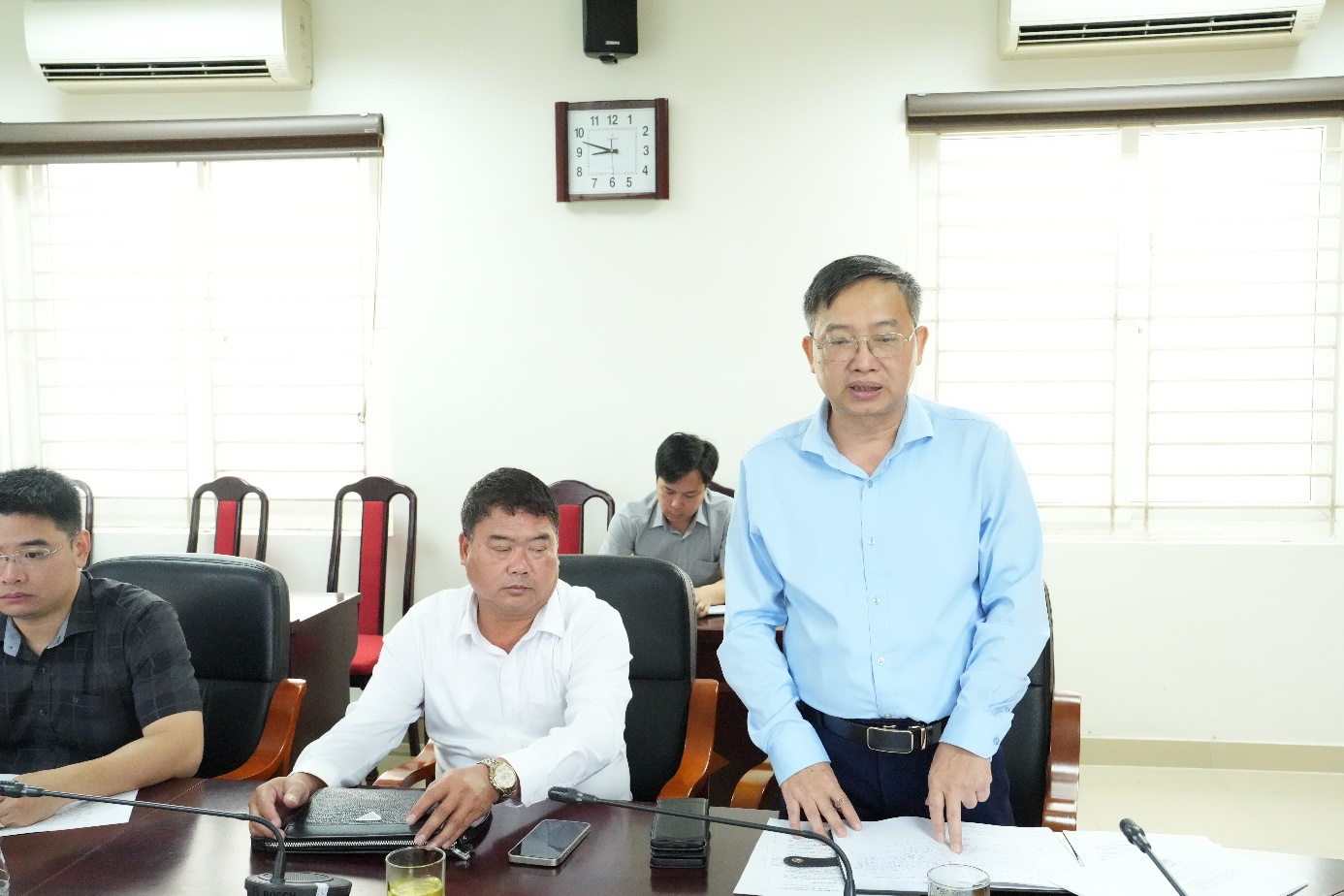Lãnh đạo xã Thuận An kiểm tra và làm việc với Công ty Phúc Thịnh về công tác quản lý đất đai- Ảnh 2.