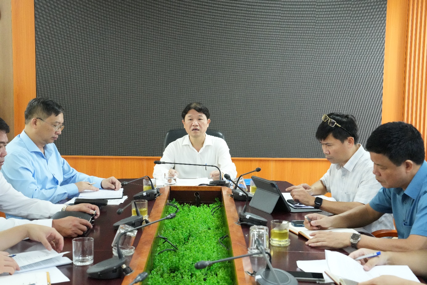 Lãnh đạo xã Thuận An kiểm tra và làm việc với Công ty Phúc Thịnh về công tác quản lý đất đai- Ảnh 3.