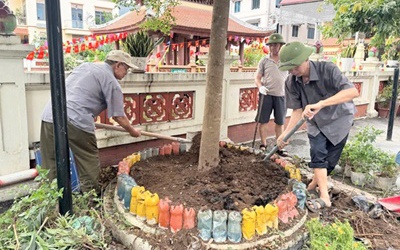 Lan tỏa phong trào “Sáng - xanh - sạch - đẹp” từ những việc làm thiết thực ở thôn Yên Vĩnh và thôn Đại Tự