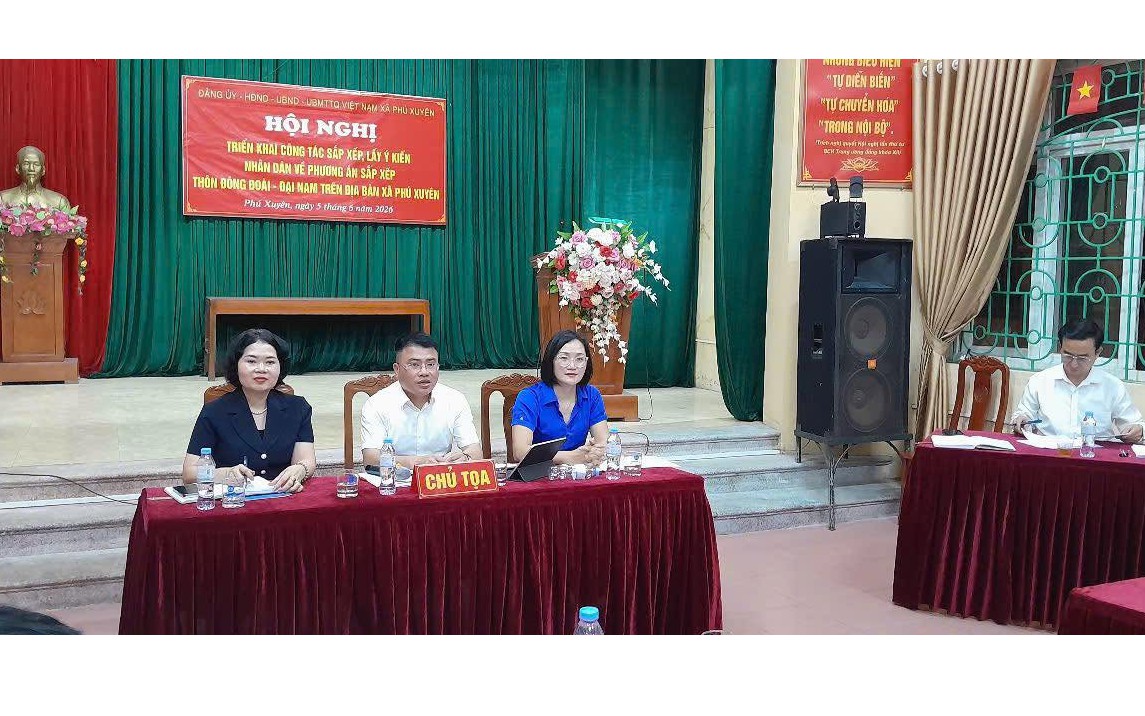 Phú Xuyên triển khai phương án sắp xếp, sáp nhập các thôn trên địa bàn xã theo đúng quy định