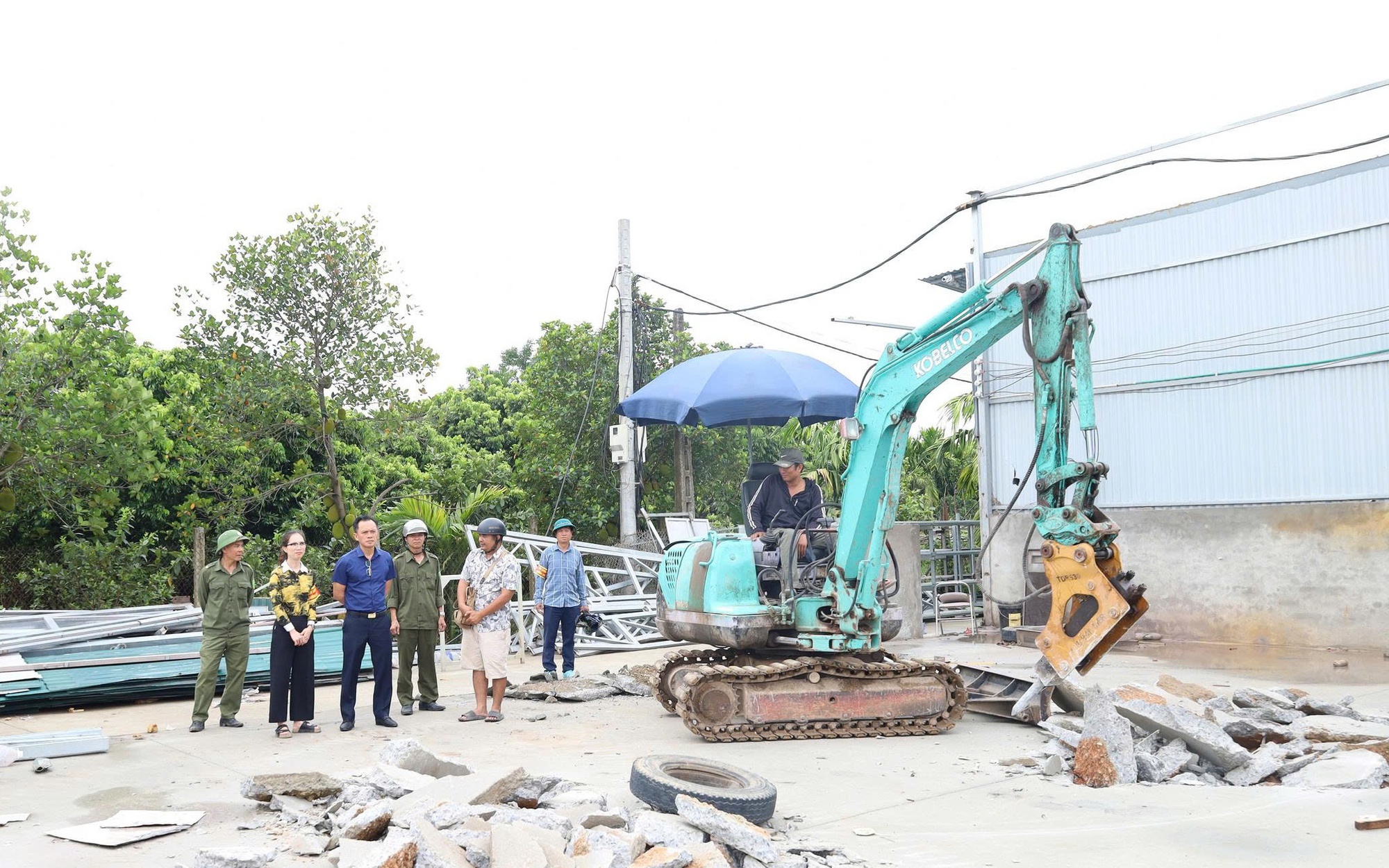Phường Chương Mỹ kiên quyết xử lý 17 trường hợp vi phạm đất đai, thủy lợi