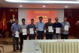 Hội Cựu chiến binh cơ quan Sở Xây dựng công bố Quyết định kết nạp hội viên