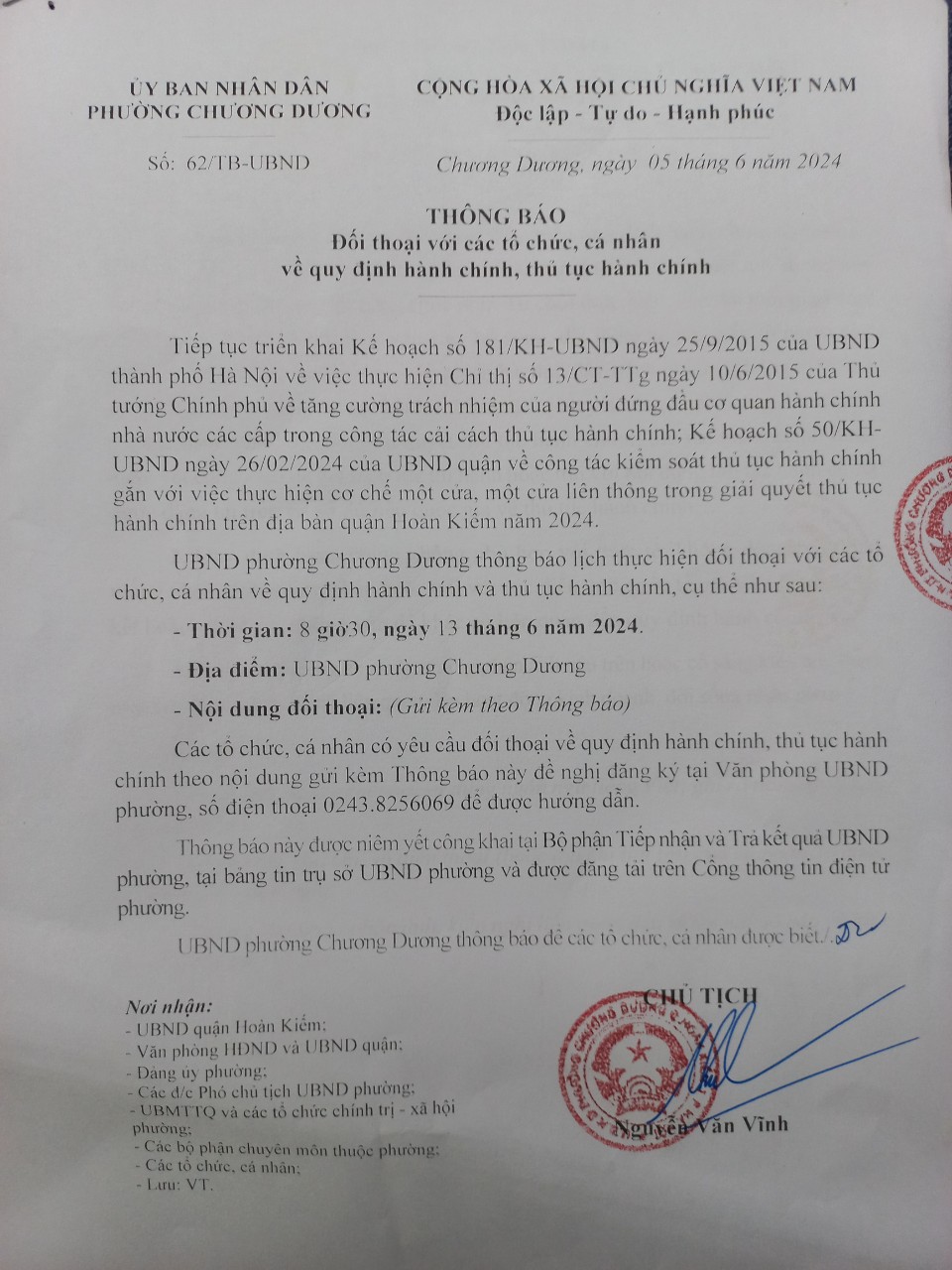 Đối thoại với các tổ chức, cá nhân về quy định hành chính, thủ tục hành chính- Ảnh 1.