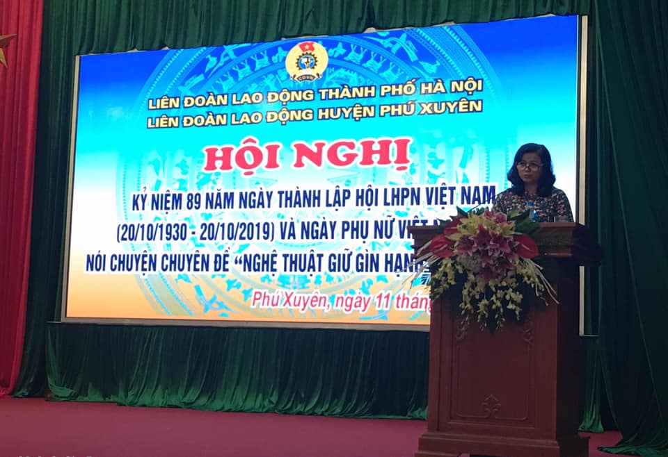 LĐLĐ huyện tổ chức kỷ niệm 89 năm ngày thành lập Hội LHPN Việt Nam (20/10/1930 – 20/10/2019)
