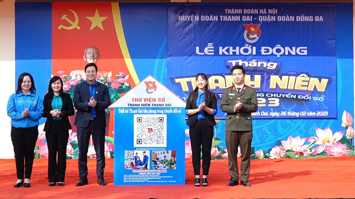 Huyện đoàn Thanh Oai tổ chức Lễ khởi động và ra quân Tháng Thanh niên năm 2023