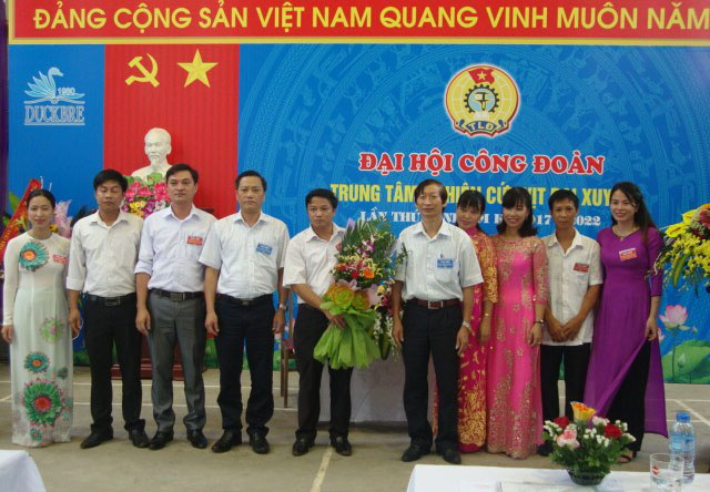 Công đoàn Trung tâm nghiên cứu vịt Đại Xuyên  tổ chức Đại hội lần thứ X - Nhiệm kỳ 2017-2022