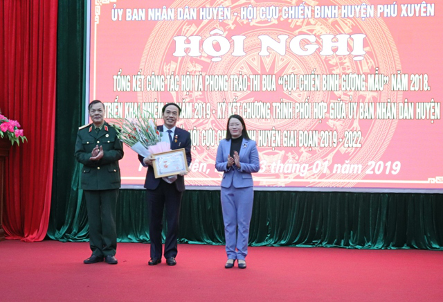 Hội Cựu chiến binh huyện tổ chức hội nghị tổng kết công tác hội năm 2018