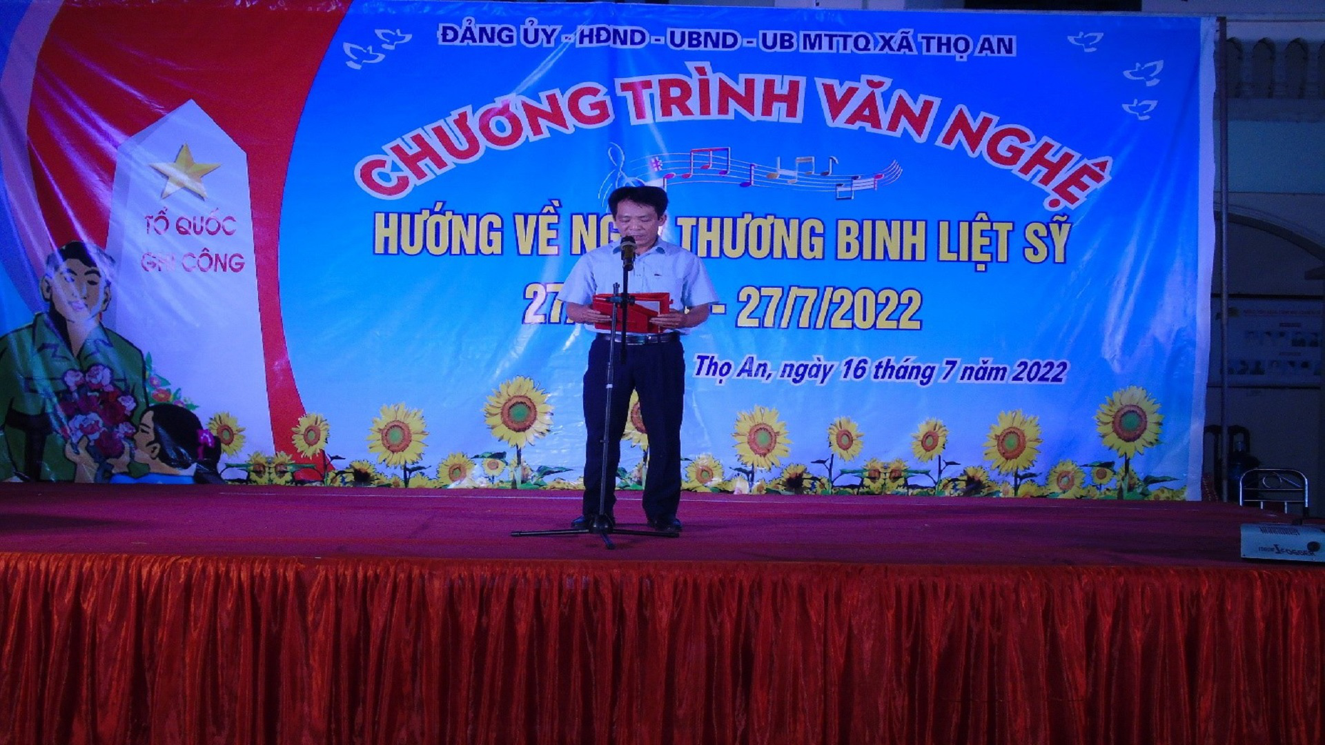 Chương trình văn nghệ Hướng về Ngày Thương binh – Liệt sỹ nhân dịp kỷ niệm 75 năm ngày thương binh liệt sỹ