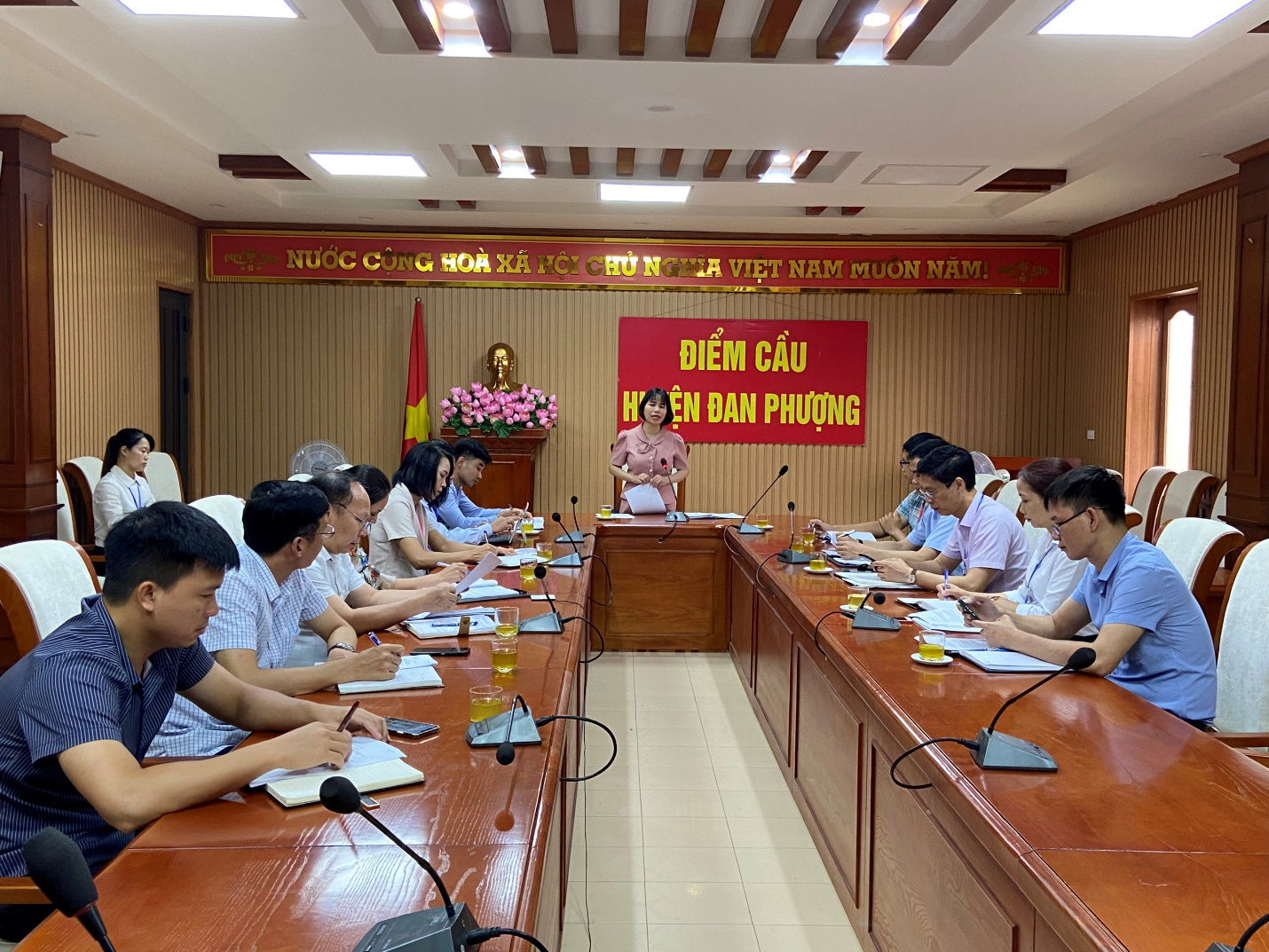 Hội nghị triển khai khảo sát đo lường chỉ số hài lòng của người dân, tổ chức năm 2023