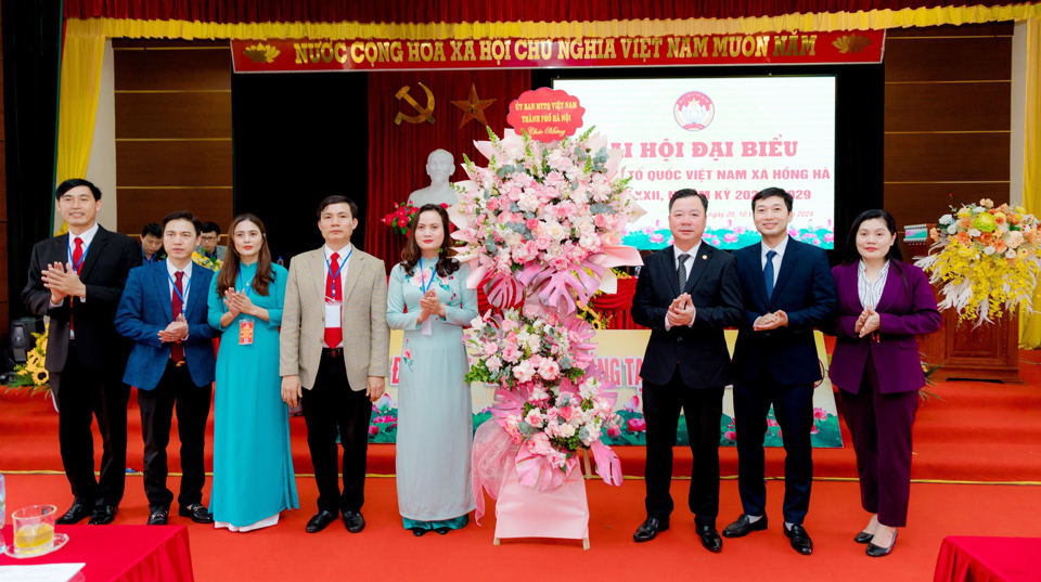Huyện Đan Phượng: Tổ chức điểm Đại hội MTTQ xã Hồng Hà, nhiệm kỳ 2024-2029