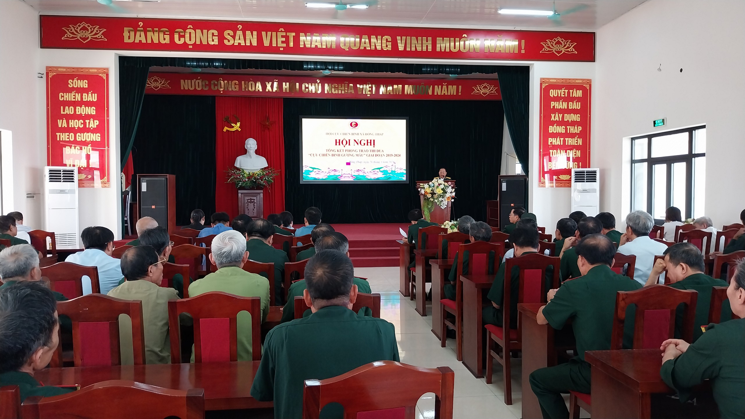 Hội Cựu chiến binh xã Đồng Tháp tổng kết phong trào thi đua “Cựu chiến binh gương mẫu” giai đoạn 2019 – 2024