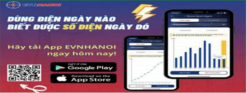 Hướng dẫn cài đặt APP EVNHANOI - Ứng dụng theo dõi sản lượng điện hàng ngày