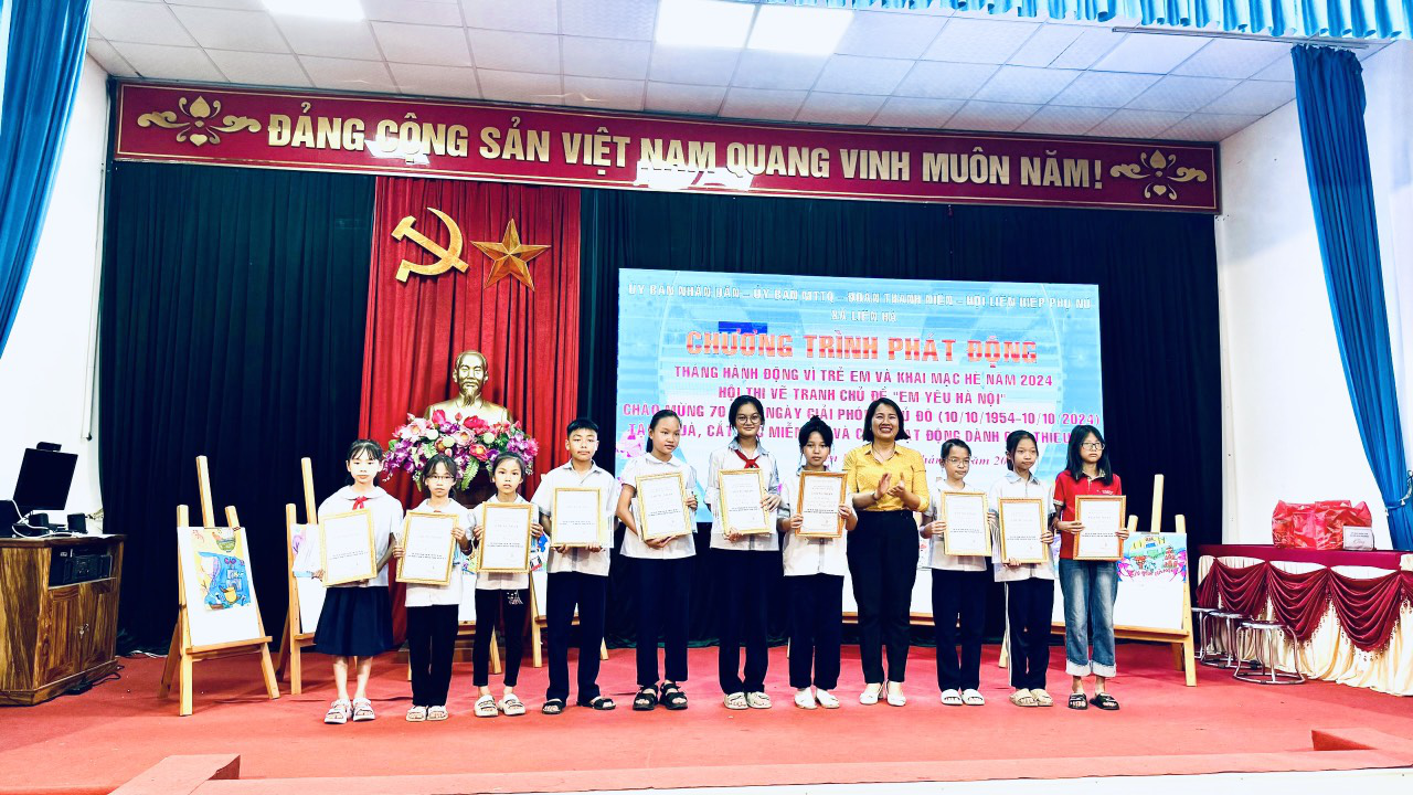 Thiết thực các hoạt động hưởng ứng Tháng hành động vì trẻ em năm 2024 và chào mừng ngày Quốc tế thiếu nhi 01/6