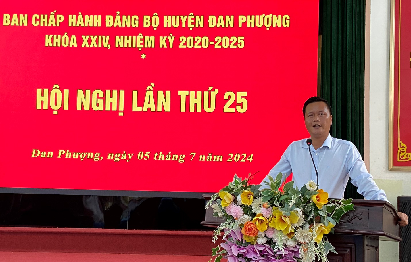 Hội nghị lần thứ 25 Ban chấp hành Đảng bộ huyện khóa XXIV, nhiệm kỳ 2020-2025