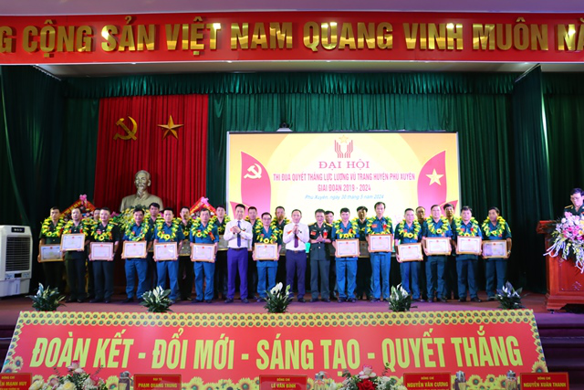 Đại hội thi đua quyết thắng lực lượng vũ trang huyện Phú Xuyên giai đoạn 2019-2024