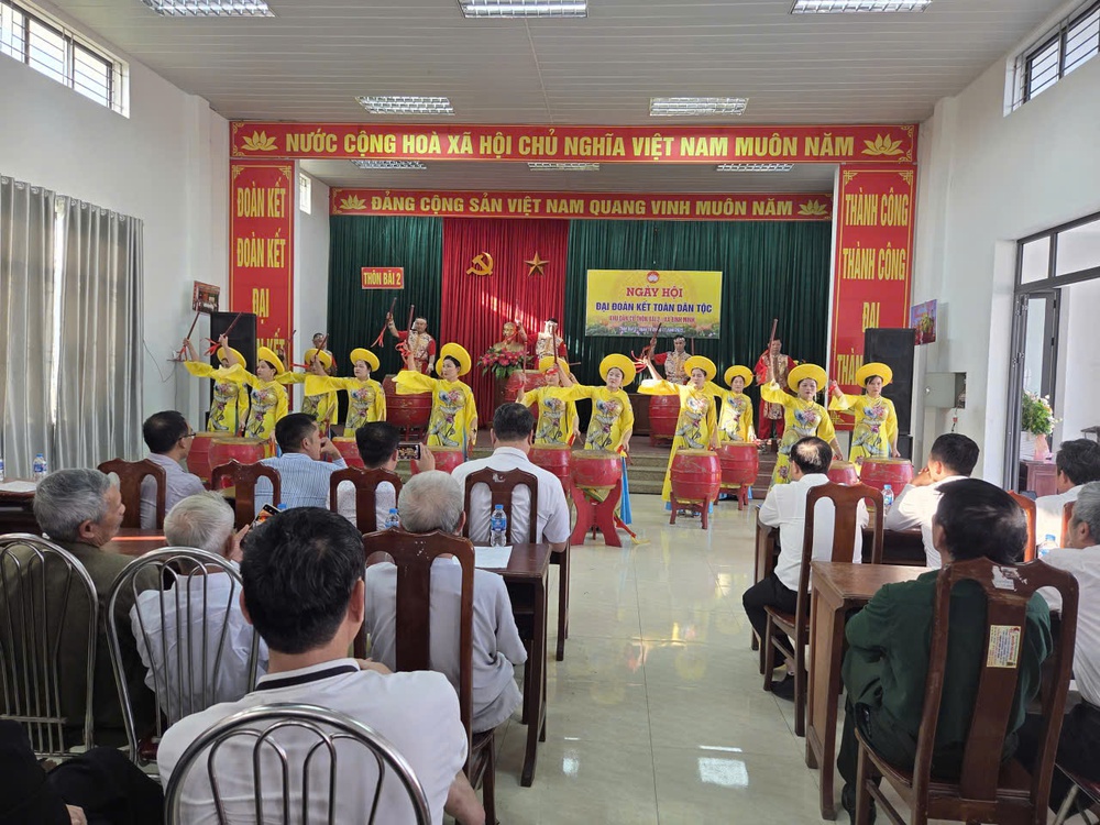 Ban công tác Mặt trận thôn Bãi 2 xã Bình Minh tổ chức Ngày hội Đại đoàn kết toàn dân- Ảnh 7.