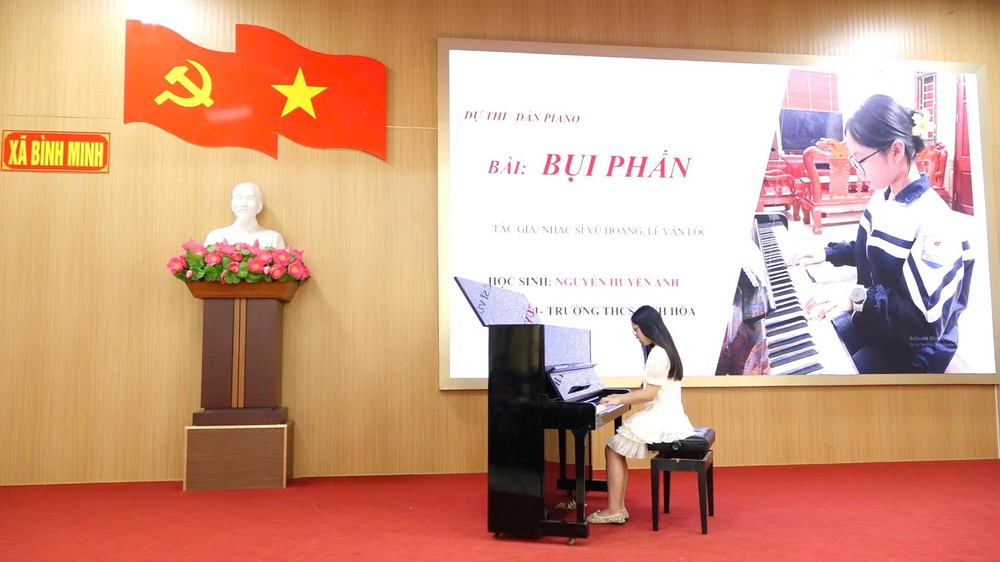 SẮC MÀU TÀI NĂNG NHẠC CỤ HỌC SINH PHỔ THÔNG XÃ BÌNH MINH LẦN THỨ NHẤT, NĂM 2025- Ảnh 12.