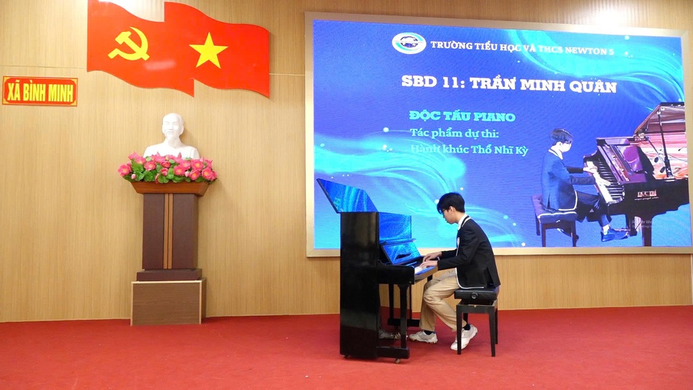 SẮC MÀU TÀI NĂNG NHẠC CỤ HỌC SINH PHỔ THÔNG XÃ BÌNH MINH LẦN THỨ NHẤT, NĂM 2025- Ảnh 10.