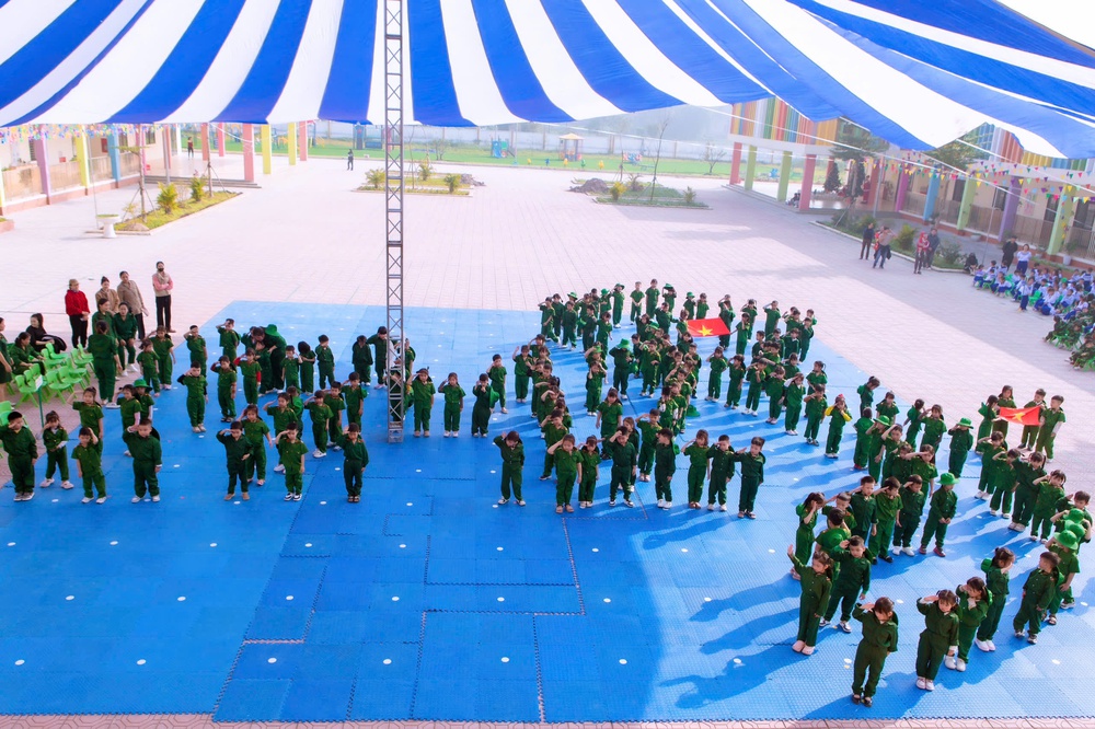 Trường Mầm non Bích Hòa tổ chức hoạt động trải nghiệm “Chiến sĩ tý hon”- Ảnh 6.