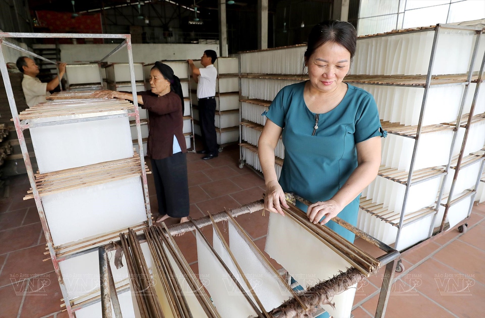 Làng nghề bánh đa nem Trung Hà, xã Yên Lãng- Ảnh 4.