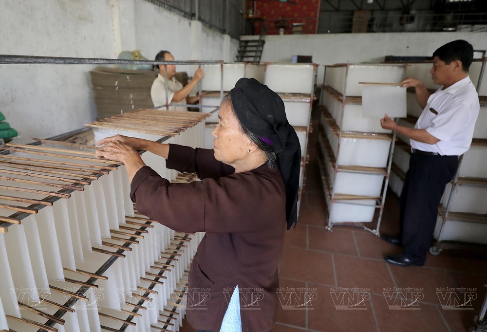 Làng nghề bánh đa nem Trung Hà, xã Yên Lãng- Ảnh 6.