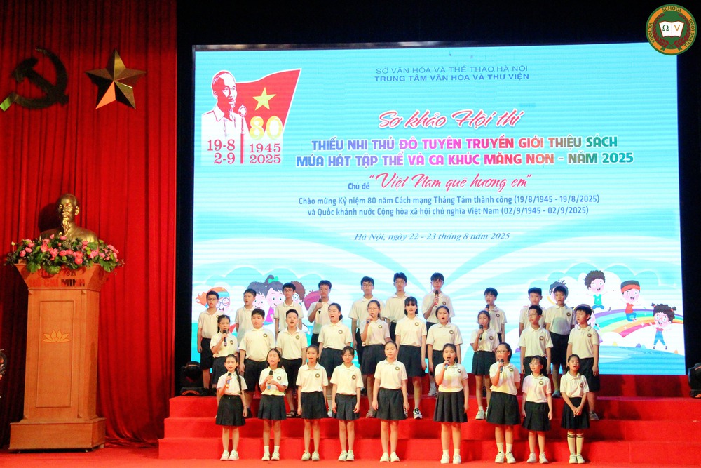 THIẾU NHI BÌNH MINH TOẢ SÁNG TẠI HỘI THI "THIẾU NHI THỦ ĐÔ TUYÊN TRUYỀN SÁCH; MÚA HÁT TẬP THỂ VÀ CA KHÚC MĂNG NON" NĂM 2025- Ảnh 10.