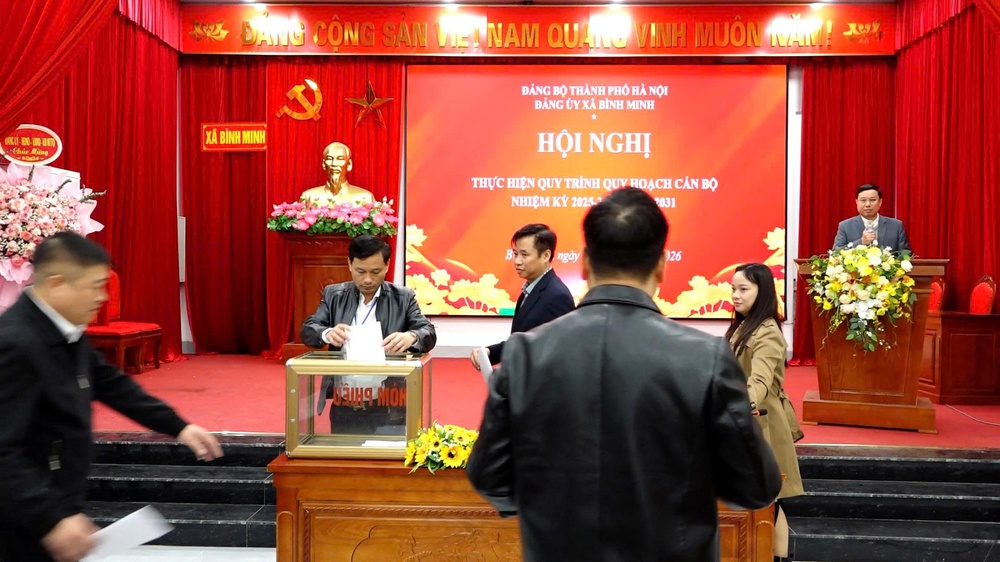 ĐẢNG UỶ XÃ BÌNH MINH TỔ CHỨC CHUỖI HỘI NGHỊ TRIỂN KHAI QUY TRÌNH QUY HOẠCH CÁN BỘ NHIỆM KỲ 2025 - 2030, 2026 - 2031- Ảnh 9.