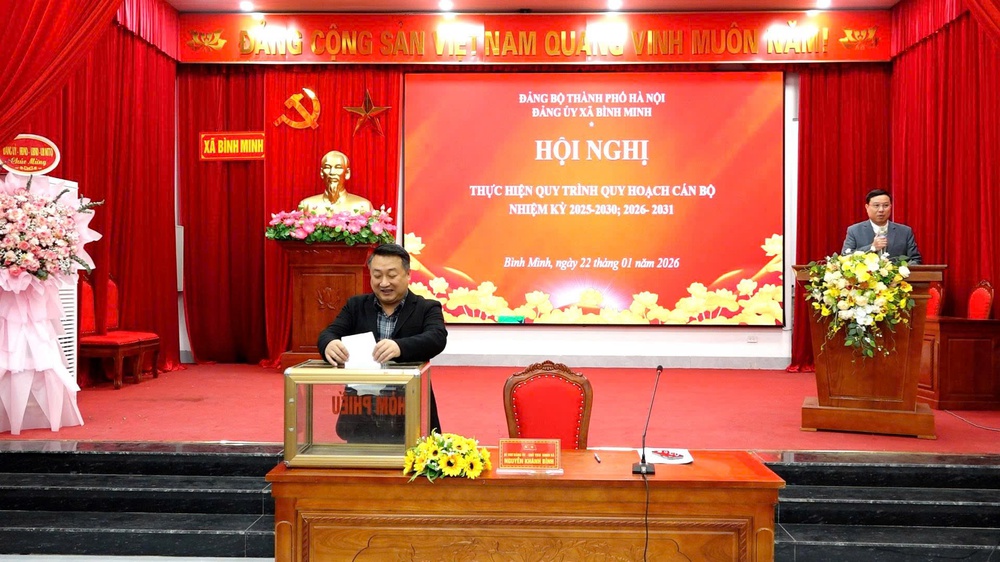 ĐẢNG UỶ XÃ BÌNH MINH TỔ CHỨC CHUỖI HỘI NGHỊ TRIỂN KHAI QUY TRÌNH QUY HOẠCH CÁN BỘ NHIỆM KỲ 2025 - 2030, 2026 - 2031- Ảnh 5.