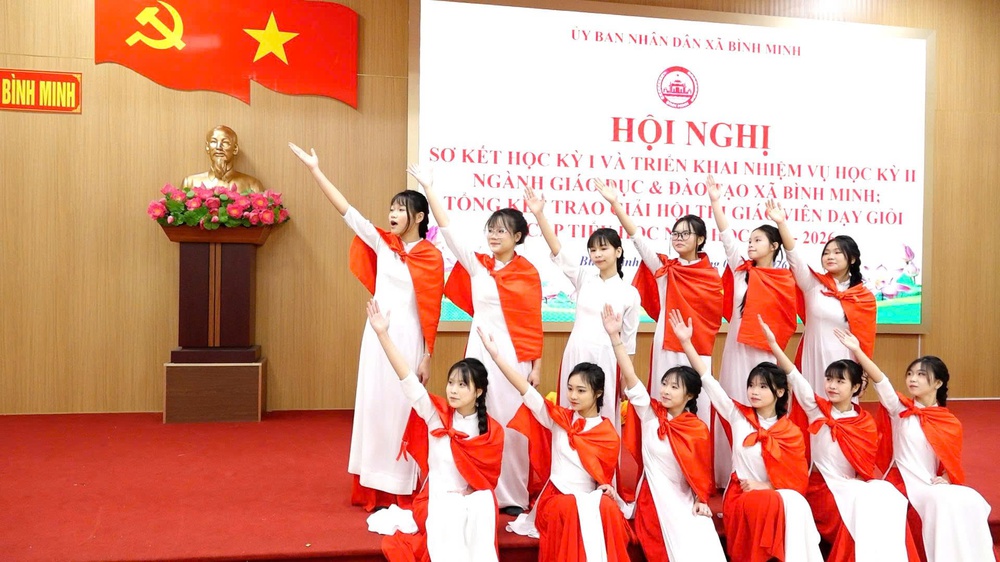 NGÀNH GIÁO DỤC VÀ ĐÀO TẠO XÃ BÌNH MINH SƠ KẾT HỌC KỲ I NĂM HỌC 2025 - 2026- Ảnh 5.