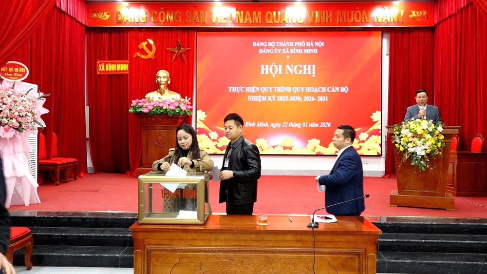 ĐẢNG UỶ XÃ BÌNH MINH TỔ CHỨC CHUỖI HỘI NGHỊ TRIỂN KHAI QUY TRÌNH QUY HOẠCH CÁN BỘ NHIỆM KỲ 2025 - 2030, 2026 - 2031- Ảnh 13.