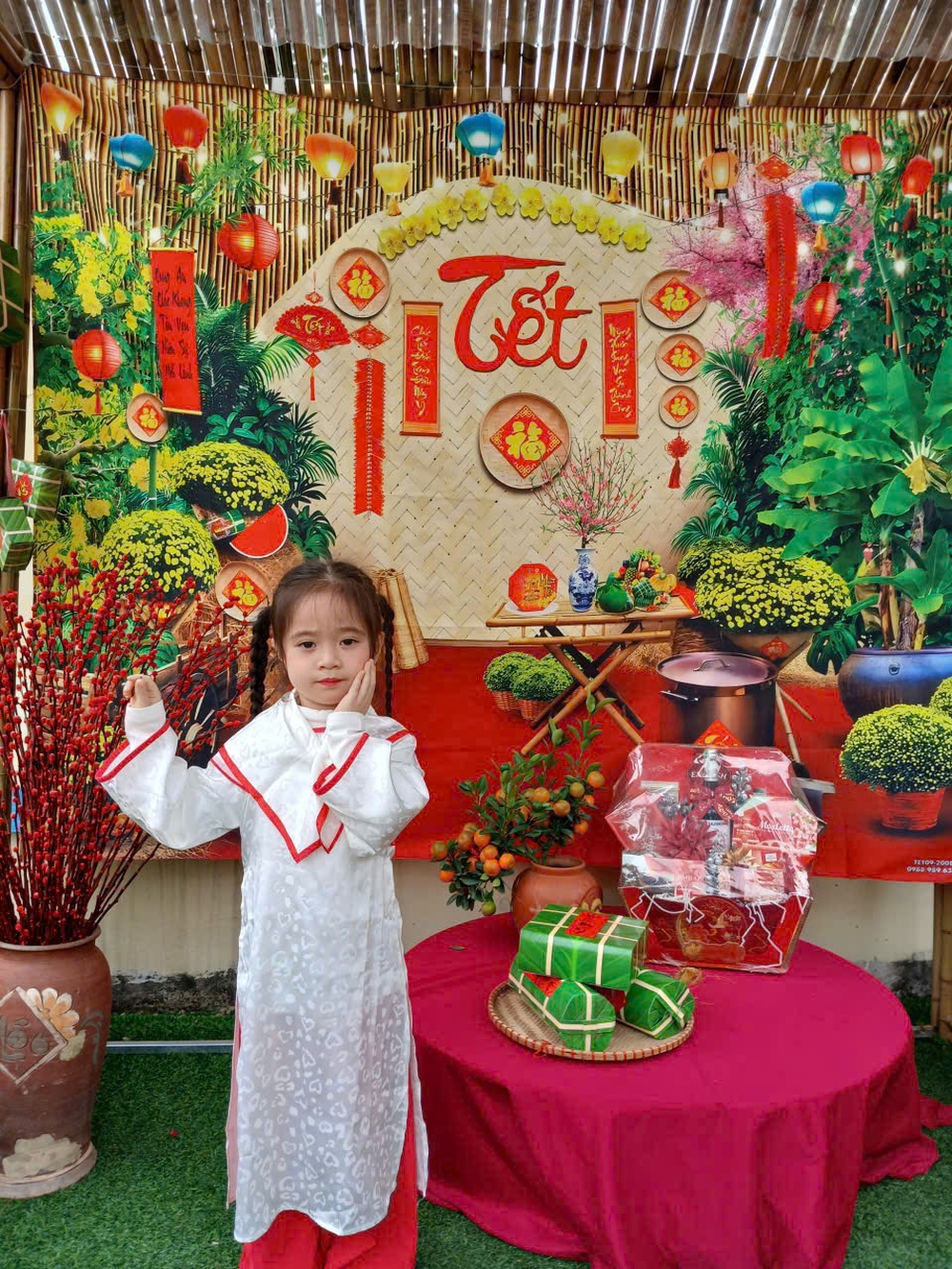 RỘN RÀNG HỘI CHỢ HOA XUÂN TẠI TRƯỜNG MẦM NON BÌNH MINH I- Ảnh 7.