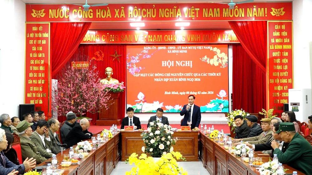 XÃ BÌNH MINH: GẶP MẶT CÁC ĐỒNG CHÍ LÃNH ĐẠO QUA CÁC THỜI KỲ- Ảnh 7.