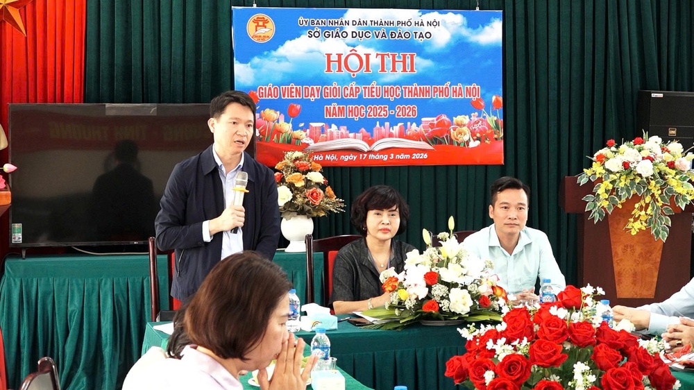 KHAI MẠC HỘI THI GIÁO VIÊN DẠY GIỎI CẤP TIỂU HỌC THÀNH PHỐ HÀ NỘI, NĂM HỌC 2025 - 2026 TẠI CỤM CHUYÊN MÔN SỐ 21- Ảnh 3.