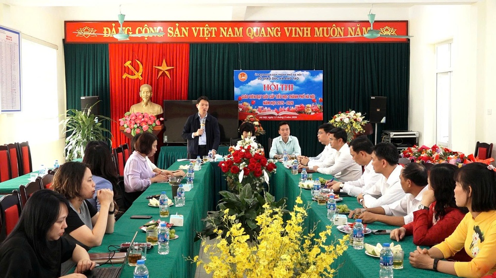 KHAI MẠC HỘI THI GIÁO VIÊN DẠY GIỎI CẤP TIỂU HỌC THÀNH PHỐ HÀ NỘI, NĂM HỌC 2025 - 2026 TẠI CỤM CHUYÊN MÔN SỐ 21- Ảnh 5.
