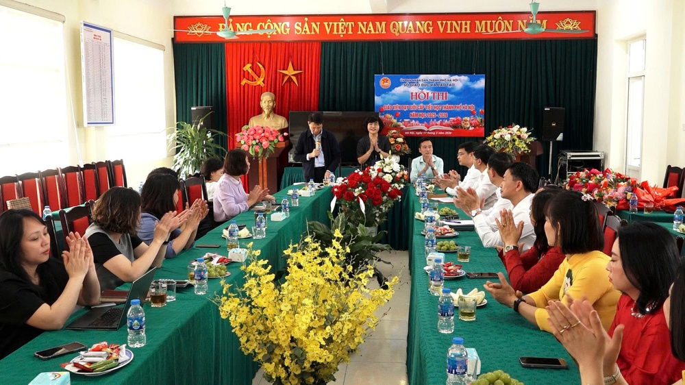 KHAI MẠC HỘI THI GIÁO VIÊN DẠY GIỎI CẤP TIỂU HỌC THÀNH PHỐ HÀ NỘI, NĂM HỌC 2025 - 2026 TẠI CỤM CHUYÊN MÔN SỐ 21- Ảnh 1.