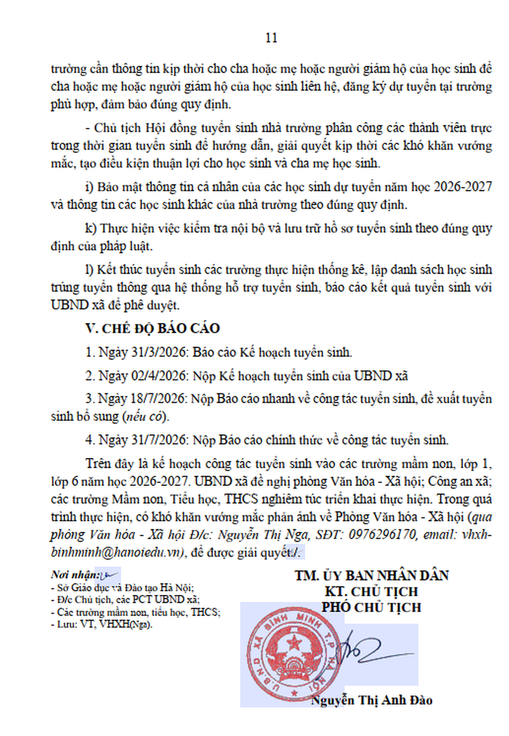 KẾ HOẠCH TUYỂN SINH ĐẦU CẤP NĂM HỌC 2026 - 2027- Ảnh 11.