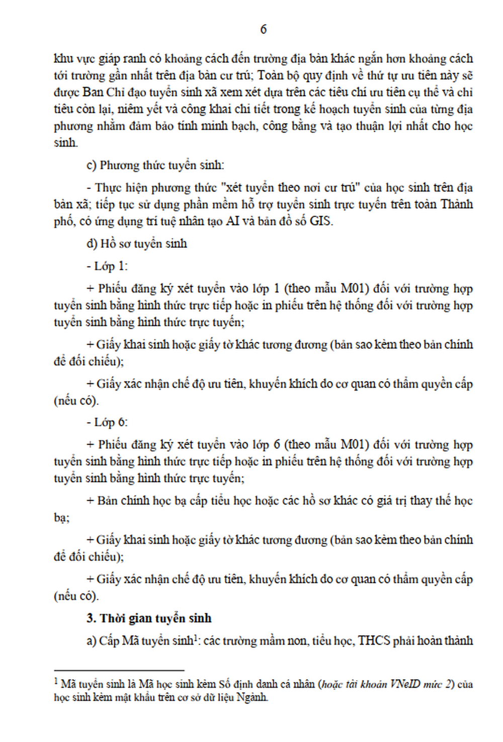 KẾ HOẠCH TUYỂN SINH ĐẦU CẤP NĂM HỌC 2026 - 2027- Ảnh 6.