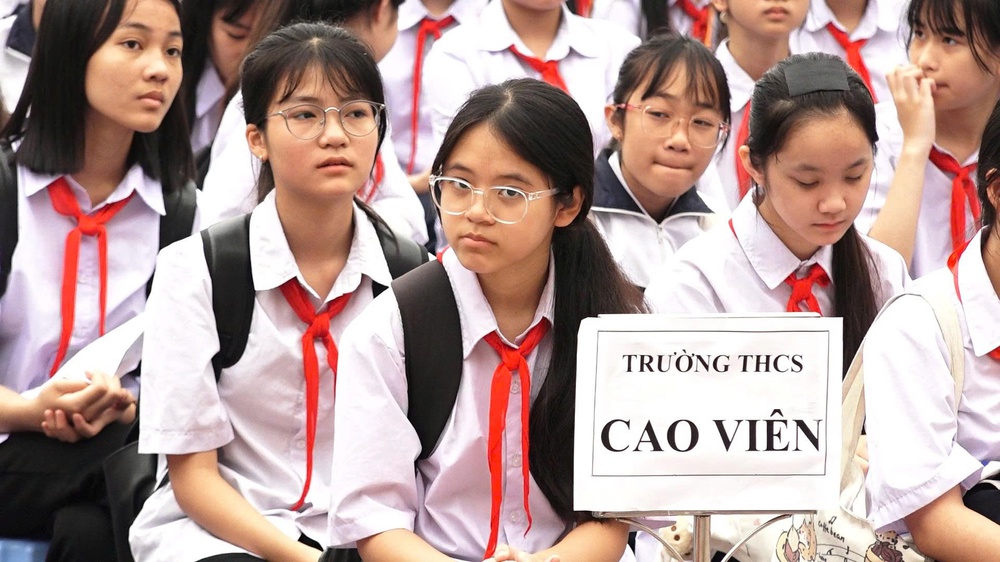 HƠN 1.200 EM HỌC SINH THAM DỰ KỲ THI OLYMPIC CÁC MÔN VĂN HOÁ CẤP THCS XÃ BÌNH MINH- Ảnh 7.