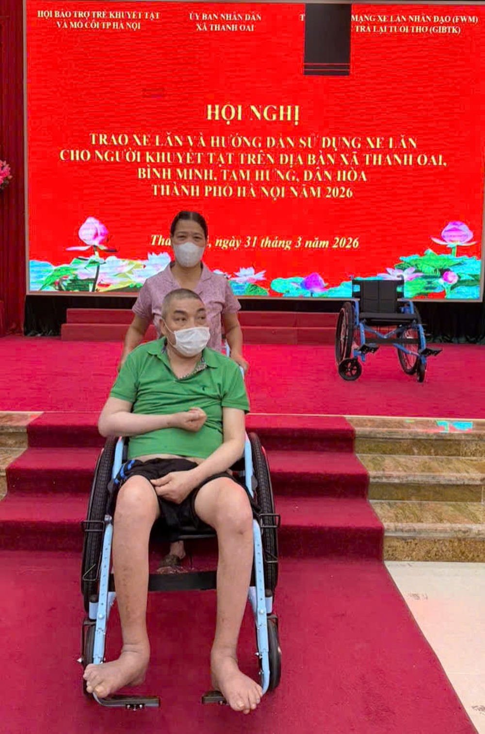 TẶNG XE LĂN - TRAO NIỀM VUI CHO NGƯỜI KHUYẾT TẬT - LAN TOẢ TINH THẦN NHÂN ÁI TRONG CỘNG ĐỒNG- Ảnh 5.