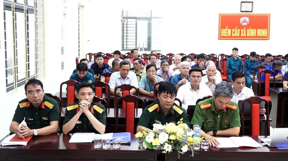 XÃ BÌNH MINH TẬP TRUNG XÂY DỰNG NỀN QUỐC PHÒNG TOÀN DÂN VỮNG CHẮC TỪ CƠ SỞ- Ảnh 1.