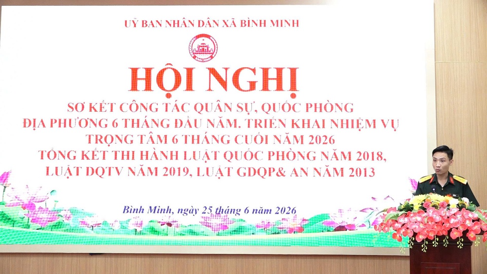 XÃ BÌNH MINH TẬP TRUNG XÂY DỰNG NỀN QUỐC PHÒNG TOÀN DÂN VỮNG CHẮC TỪ CƠ SỞ- Ảnh 14.