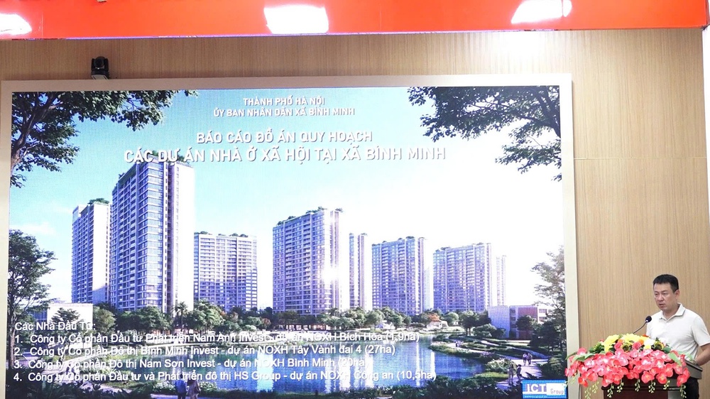 HỘI NGHỊ LẤY Ý KIẾN ĐỒ ÁN QUY HOẠCH CHI TIẾT TỈ LỆ 1/500 CÁC KHU NHÀ Ở XÃ HỘI TRÊN ĐỊA BÀN XÃ BÌNH MINH- Ảnh 2.