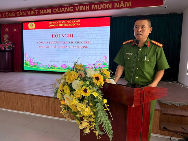 Phường Ngọc Hà tăng cường phối hợp giữa Công an và cơ sở chính trị: “Một mục tiêu, chung hành động”- Ảnh 3.