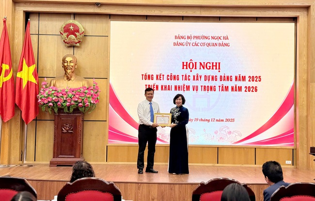 Đảng uỷ các cơ quan Đảng phường Ngọc Hà: Tổng kết công tác xây dựng Đảng năm 2025- Ảnh 1.