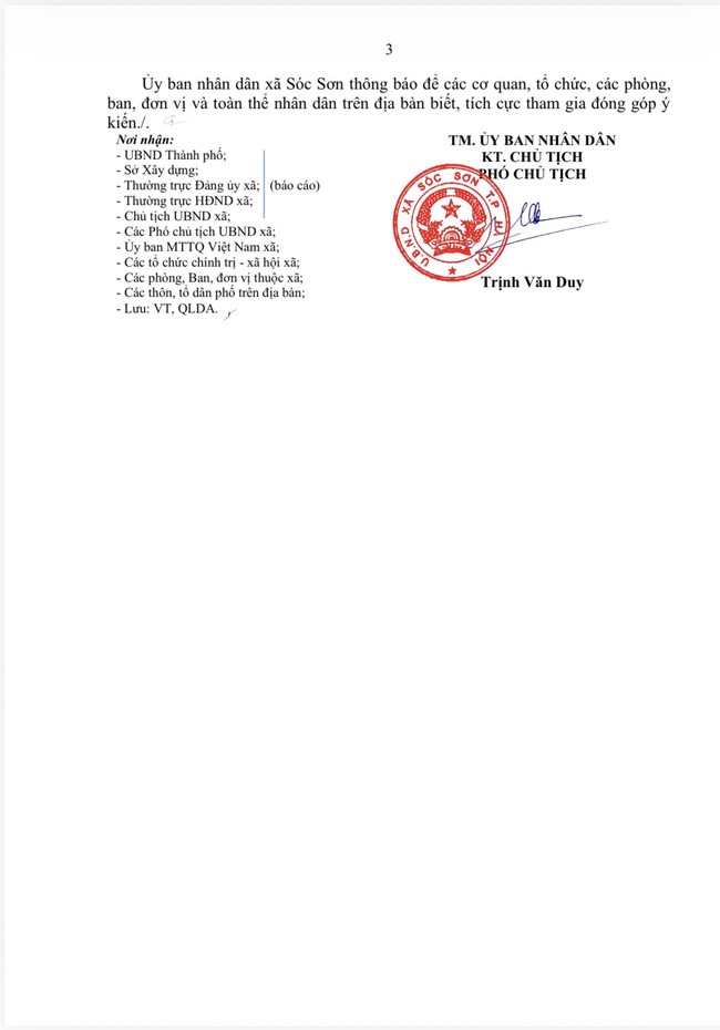 Thông báo lấy ý kiến các cơ quan, tổ chức, cá nhân và cộng đồng dân cư đối với Quy hoạch chung xã Sóc Sơn, thành phố Hà Nội- Ảnh 4.