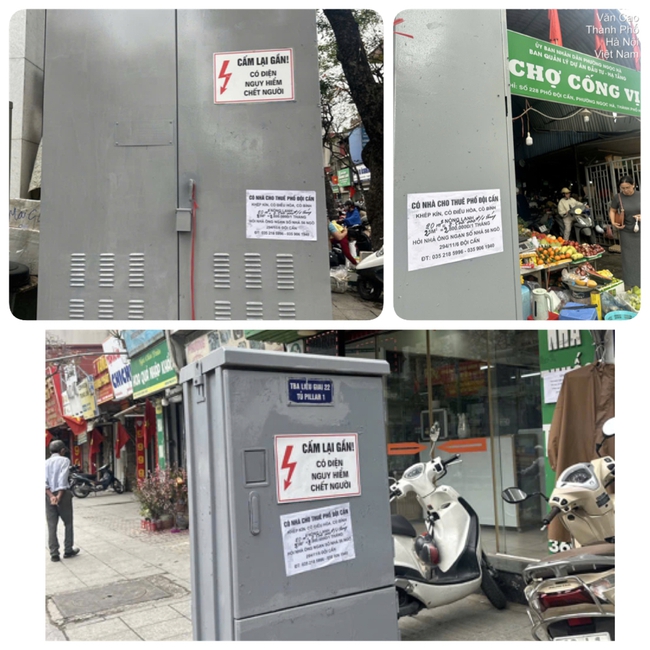 Phường Ngọc Hà chấn chỉnh tình trạng dán quảng cáo rao vặt sai quy định- Ảnh 1.