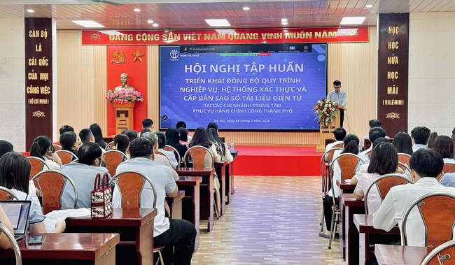 Triển khai đồng bộ quy trình nghiệp vụ, nâng cao chất lượng phục vụ người dân trong môi trường số- Ảnh 1.