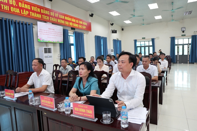 Xã Tam Hưng sơ kết công tác quân sự, quốc phòng 6 tháng đầu năm 2026; tổng kết thi hành các luật về quốc phòng, dân quân tự vệ và giáo dục quốc phòng, an ninh- Ảnh 2.
