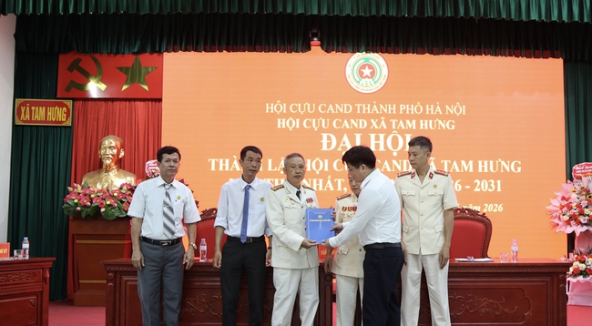 Đại hội thành lập Hội Cựu Công an nhân dân xã Tam Hưng lần thứ nhất, nhiệm kỳ 2026 – 2031- Ảnh 7.