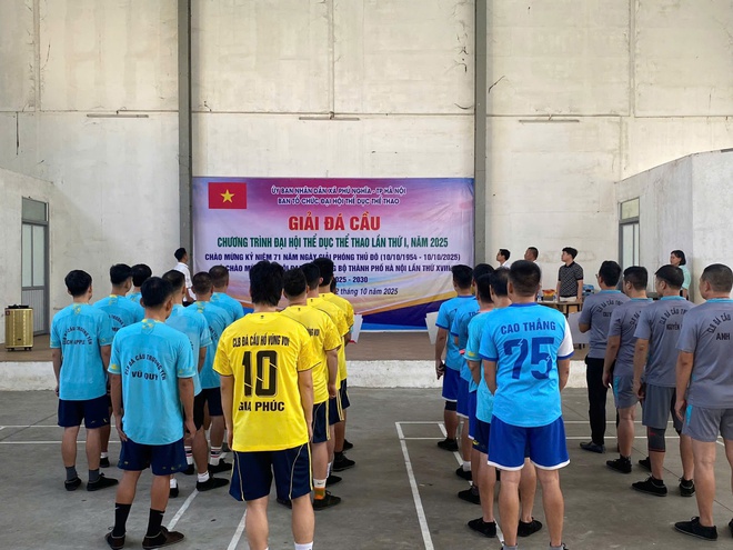 Xã Phú Nghĩa tổ chức Giải đá cầu trong chương trình Đại hội Thể dục Thể thao lần thứ I năm 2025- Ảnh 3.